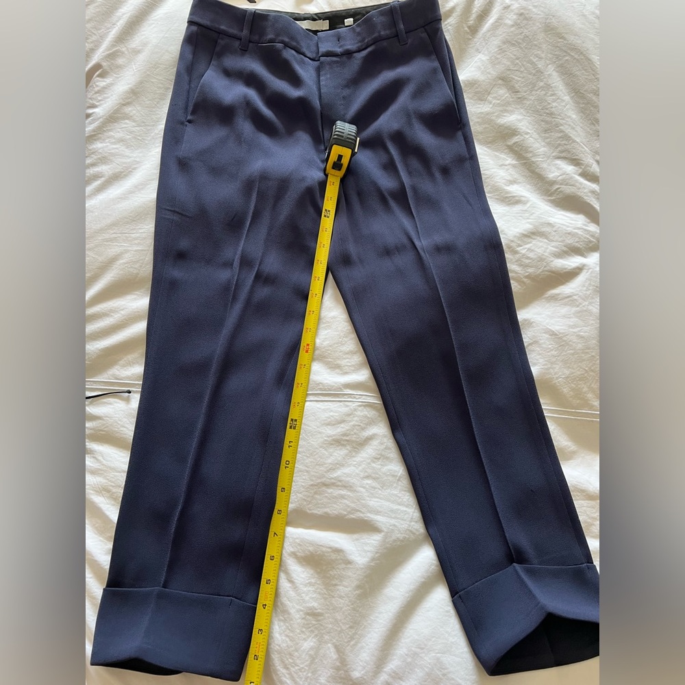 Vince Navy Relaxed Trousers Size 6- mid rise